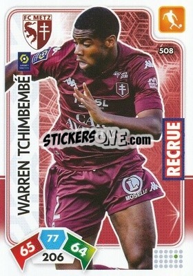 Figurina Warren Tchimbembé - Foot 2020-2021. Adrenalyn Xl - Panini