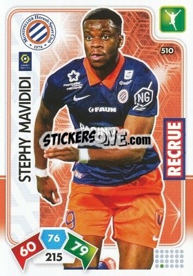 Sticker Stephy Mavididi - Foot 2020-2021. Adrenalyn Xl n. 510 - Panini