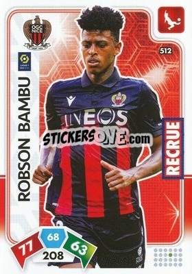 Sticker Robson Bambu - Foot 2020-2021. Adrenalyn Xl n. 512 - Panini