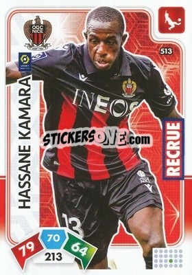 Sticker Hassane Kambara - Foot 2020-2021. Adrenalyn Xl n. 513 - Panini