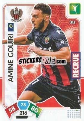 Sticker Amine Gouiri - Foot 2020-2021. Adrenalyn Xl n. 515 - Panini