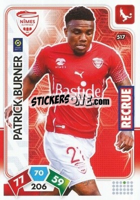 Sticker Patrick Burner - Foot 2020-2021. Adrenalyn Xl n. 517 - Panini