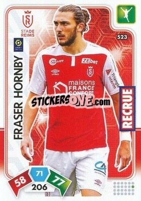 Sticker Fraser Hornby - Foot 2020-2021. Adrenalyn Xl - Panini