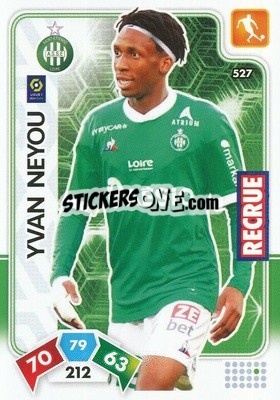 Sticker Yvan Neyou - Foot 2020-2021. Adrenalyn Xl n. 527 - Panini