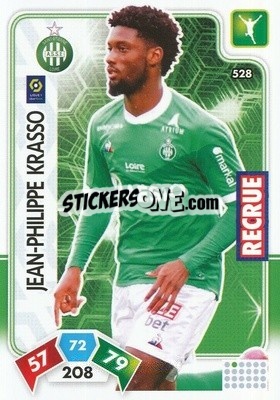 Sticker Jean-Philippe Krasso - Foot 2020-2021. Adrenalyn Xl n. 528 - Panini