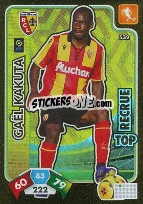 Figurina Gaël Kakuta - Foot 2020-2021. Adrenalyn Xl - Panini