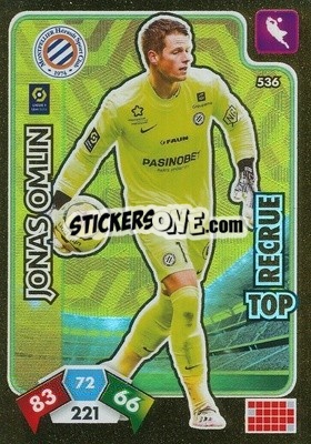 Sticker Jonas Omlin - Foot 2020-2021. Adrenalyn Xl - Panini