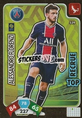 Sticker Alessandro Florenzi - Foot 2020-2021. Adrenalyn Xl - Panini