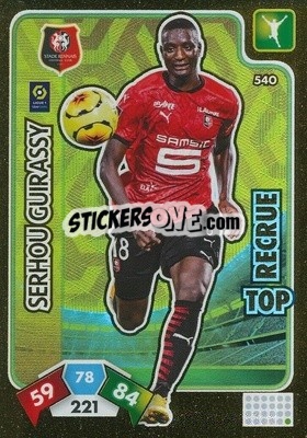 Sticker Serhou Guirassy - Foot 2020-2021. Adrenalyn Xl n. 540 - Panini