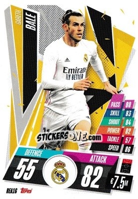 Cromo Gareth Bale - UEFA Champions League 2020-2021. Match Attax - Topps