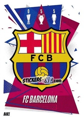 Sticker Team Badge - UEFA Champions League 2020-2021. Match Attax - Topps