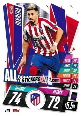 Sticker Héctor Herrera - UEFA Champions League 2020-2021. Match Attax - Topps