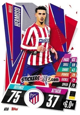 Sticker Mario Hermoso - UEFA Champions League 2020-2021. Match Attax - Topps