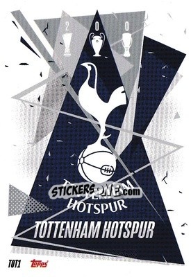 Sticker Team Badge - UEFA Champions League 2020-2021. Match Attax n. TOT1 - Topps