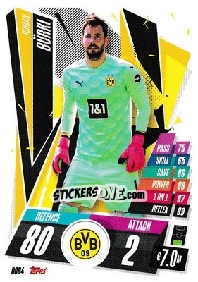 Sticker Roman Bürki - UEFA Champions League 2020-2021. Match Attax - Topps