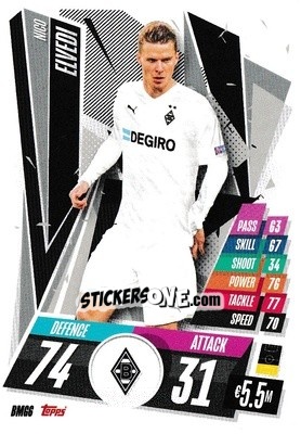 Cromo Nico Elvedi - UEFA Champions League 2020-2021. Match Attax - Topps