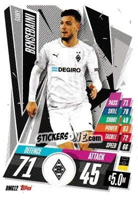Sticker Ramy Rensebaini - UEFA Champions League 2020-2021. Match Attax n. BMG12 - Topps