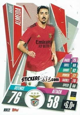 Figurina André Almeida - UEFA Champions League 2020-2021. Match Attax - Topps