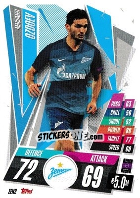 Figurina Magomed Ozdoev - UEFA Champions League 2020-2021. Match Attax - Topps