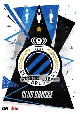 Sticker Team Badge - UEFA Champions League 2020-2021. Match Attax n. BRU1 - Topps