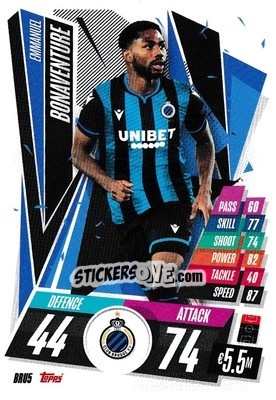 Sticker Emmanuel Bonaventure - UEFA Champions League 2020-2021. Match Attax - Topps