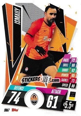 Sticker Ismaily - UEFA Champions League 2020-2021. Match Attax n. SHA7 - Topps
