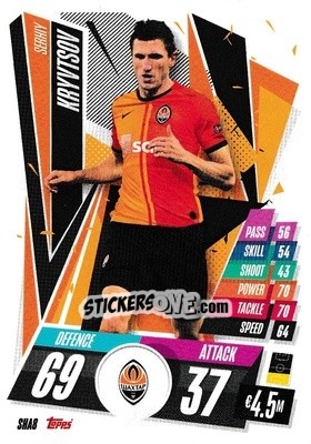 Figurina Serhiy Kryvtsov - UEFA Champions League 2020-2021. Match Attax - Topps