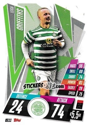 Sticker Leigh Griffiths - UEFA Champions League 2020-2021. Match Attax n. CEL11 - Topps