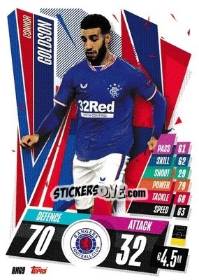 Sticker Connor Goldson - UEFA Champions League 2020-2021. Match Attax - Topps