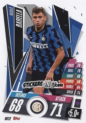 Sticker Nicolò Barella - UEFA Champions League 2020-2021. Match Attax - Topps