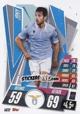 Sticker Jony - UEFA Champions League 2020-2021. Match Attax n. LAZ12 - Topps