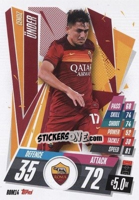 Sticker Cengiz Under - UEFA Champions League 2020-2021. Match Attax - Topps