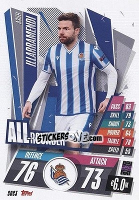 Sticker Asier Illarramendi - UEFA Champions League 2020-2021. Match Attax - Topps