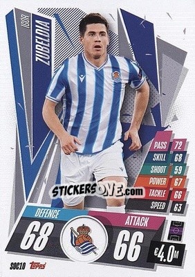 Sticker Igor Zubeldia - UEFA Champions League 2020-2021. Match Attax n. SOC10 - Topps
