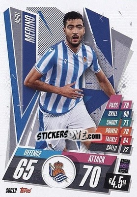 Sticker Mikel Merino - UEFA Champions League 2020-2021. Match Attax - Topps