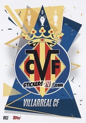 Sticker Team Badge - UEFA Champions League 2020-2021. Match Attax n. VIL1 - Topps