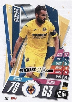 Figurina Mario Gaspar - UEFA Champions League 2020-2021. Match Attax - Topps