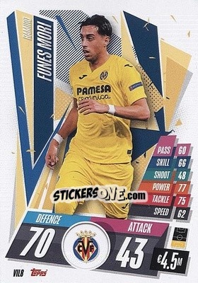 Cromo Ramiro Funes Mori - UEFA Champions League 2020-2021. Match Attax - Topps