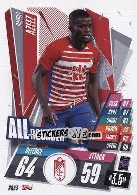 Cromo Ramon Azeez - UEFA Champions League 2020-2021. Match Attax - Topps