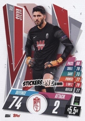 Figurina Rui Silva - UEFA Champions League 2020-2021. Match Attax - Topps