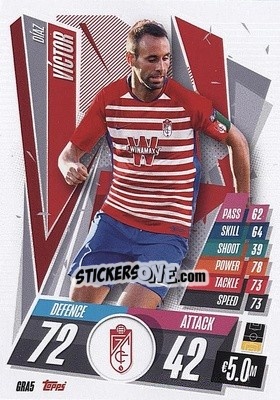 Sticker Díaz Victor - UEFA Champions League 2020-2021. Match Attax n. GRA5 - Topps