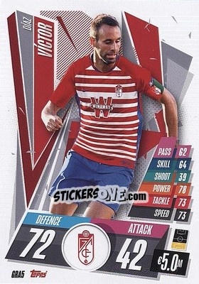 Sticker Díaz Victor - UEFA Champions League 2020-2021. Match Attax - Topps