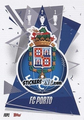 Sticker Team Badge - UEFA Champions League 2020-2021. Match Attax n. FCP1 - Topps