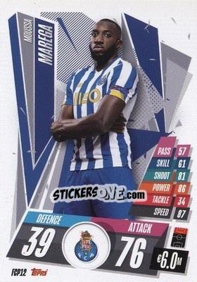 Sticker Moussa Marega - UEFA Champions League 2020-2021. Match Attax - Topps