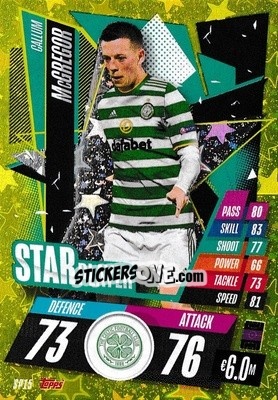 Sticker Callum McGregor - UEFA Champions League 2020-2021. Match Attax - Topps