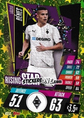 Sticker László Bénes - UEFA Champions League 2020-2021. Match Attax n. RS13 - Topps