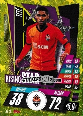 Sticker Tetê - UEFA Champions League 2020-2021. Match Attax n. RS16 - Topps