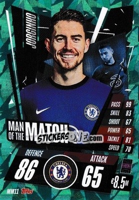 Cromo Jorginho - UEFA Champions League 2020-2021. Match Attax - Topps