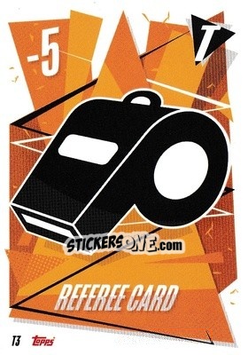 Sticker Referee - UEFA Champions League 2020-2021. Match Attax n. T3 - Topps