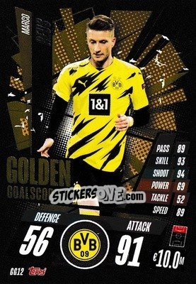 Figurina Marco Reus - UEFA Champions League 2020-2021. Match Attax - Topps